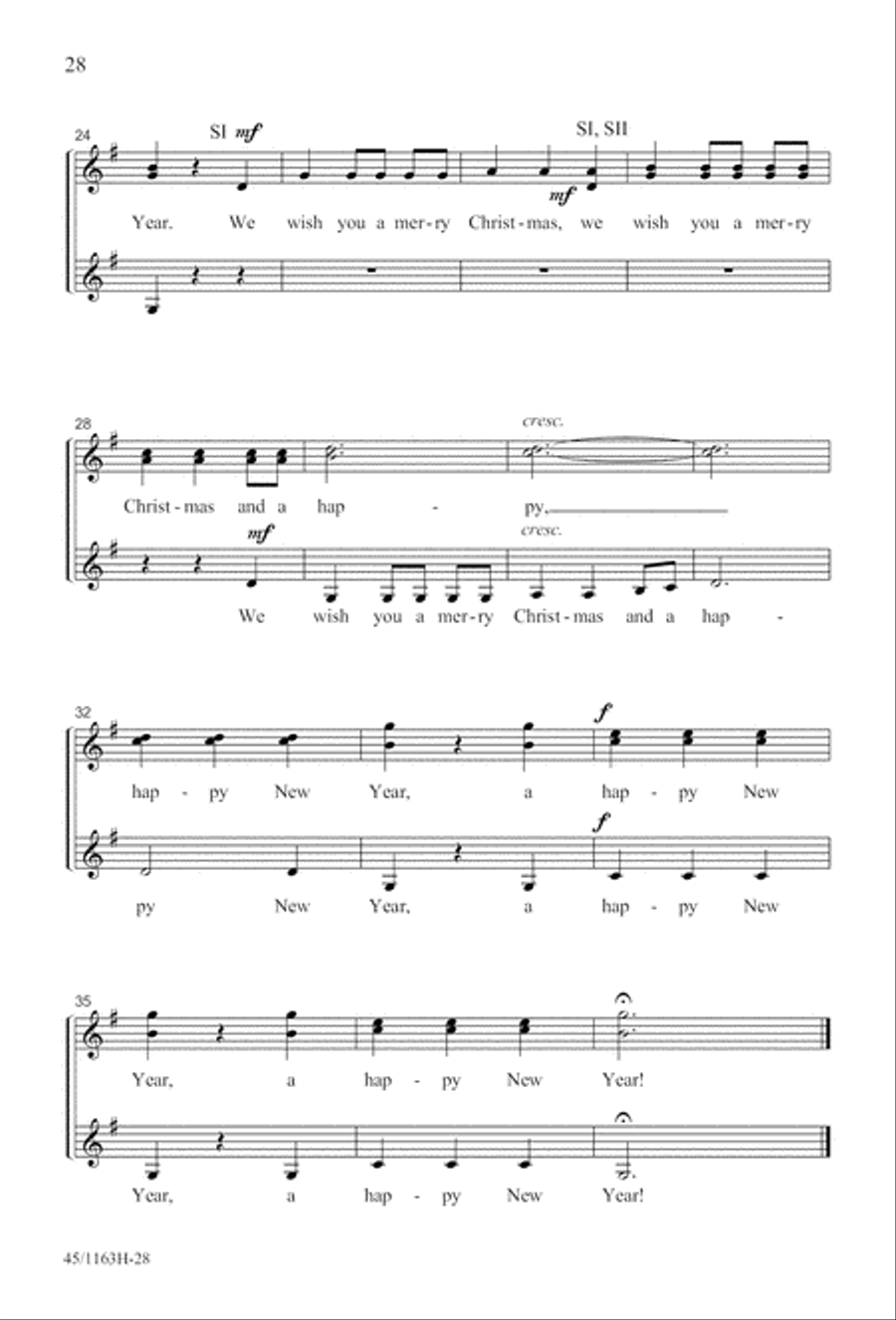 A-Caroling We Go! A-Caroling We Go! SSA scores gallery preview page 28