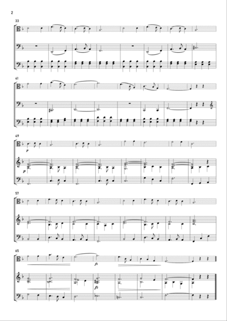 Silent Night Viola scores gallery preview page 2