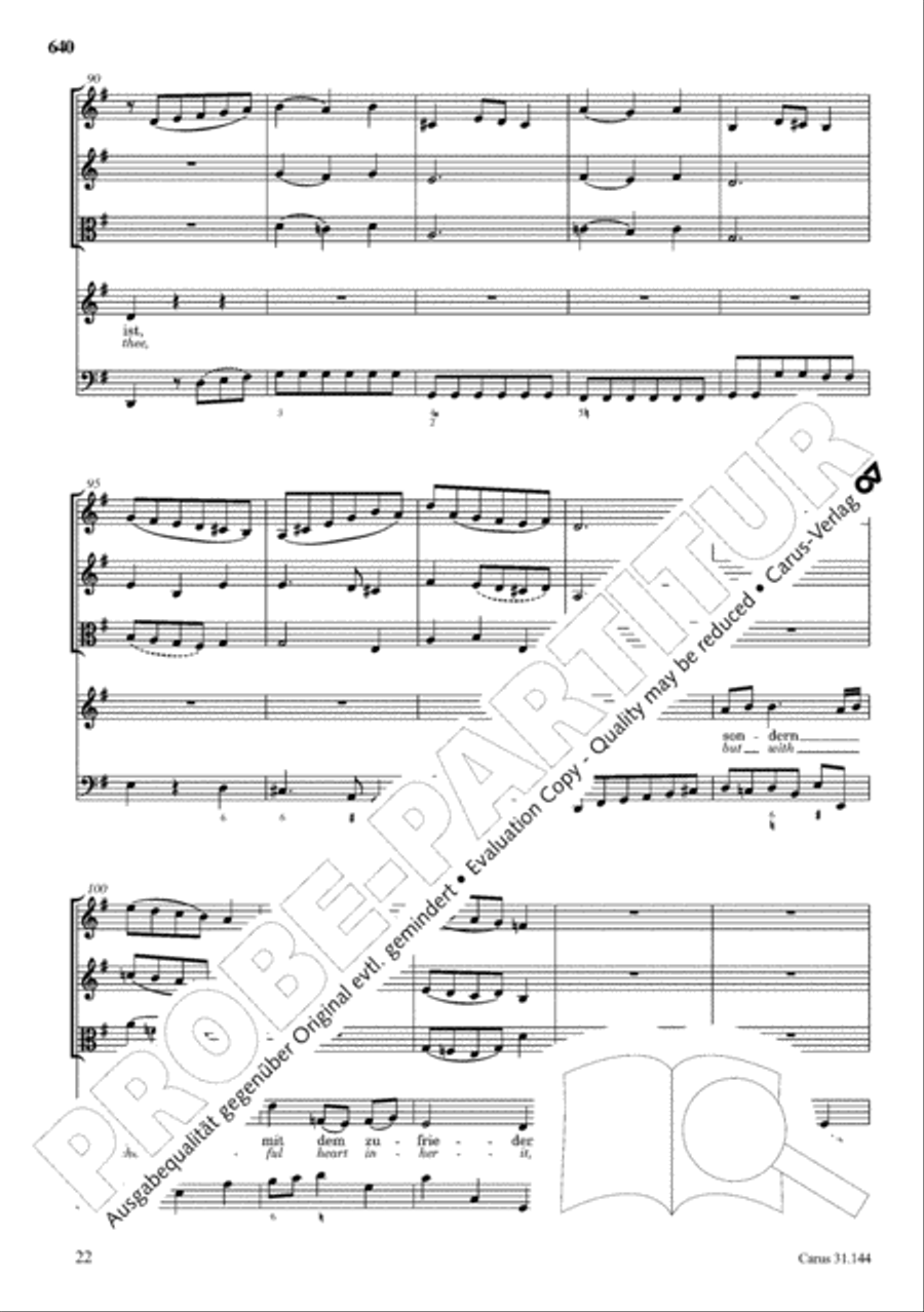The Complete Sacred Vocal Works (Das geistliche Vokalwerk) Voice scores gallery preview page 639