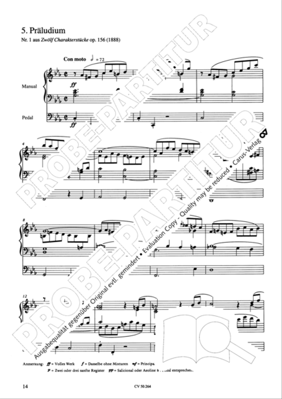 Free organ music for the Worship Service Organ Solo scores gallery preview page 15