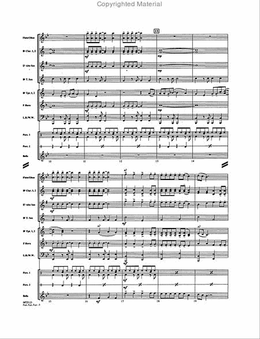 Fun, Fun, Fun Concert Band scores gallery preview page 3