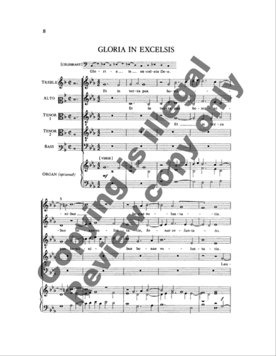 Mass for Five Voices Mass for Five Voices SATTB scores gallery preview page 10