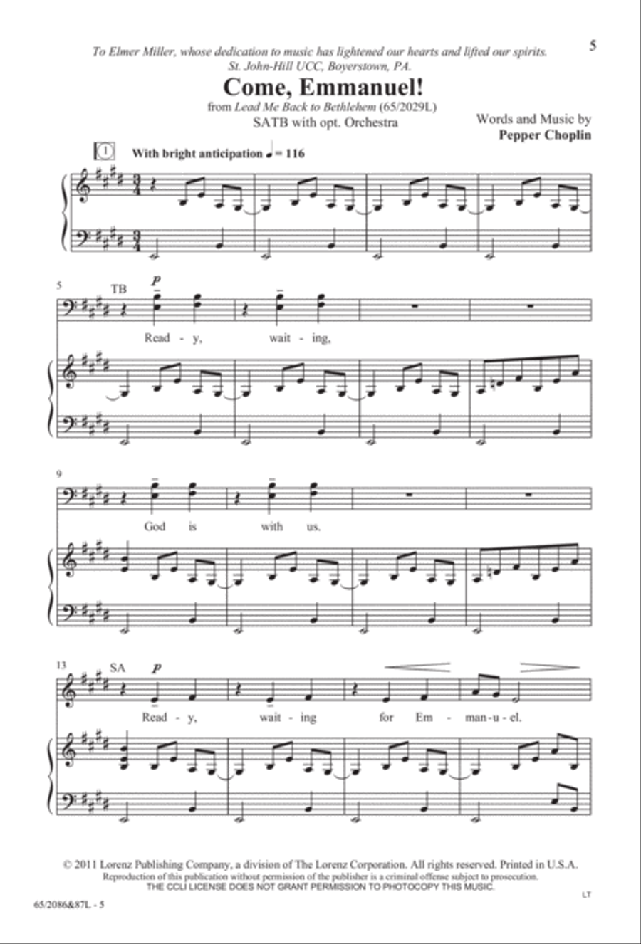 God With Us! - SATB with Performance CD image number null