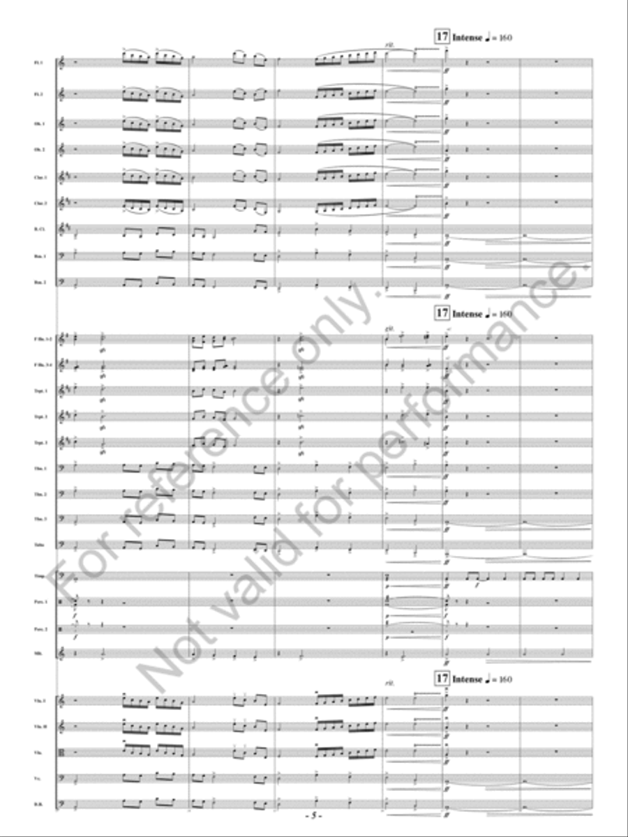 Red Concert Band scores gallery preview page 6