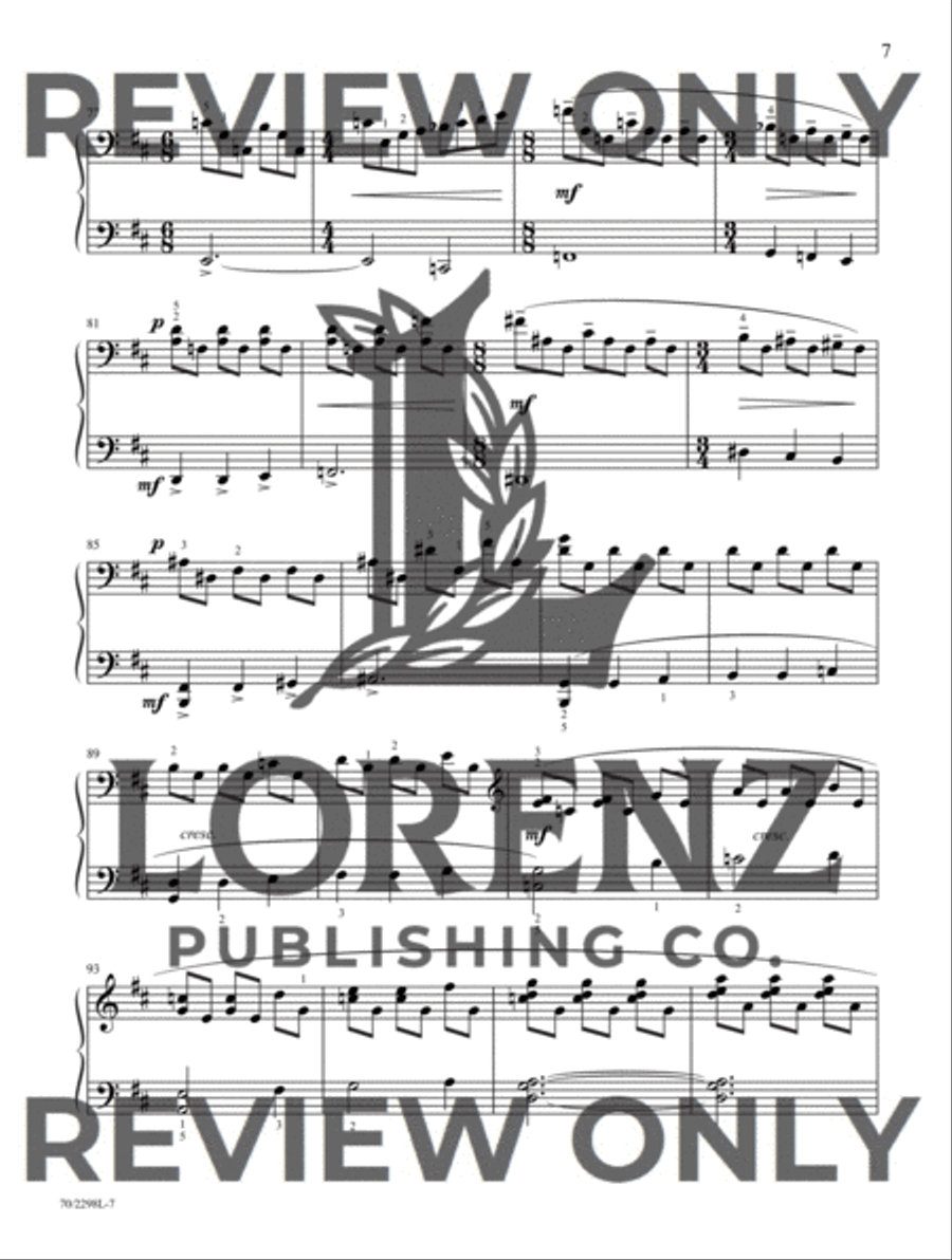 Artistry in Worship Piano Solo scores gallery preview page 5