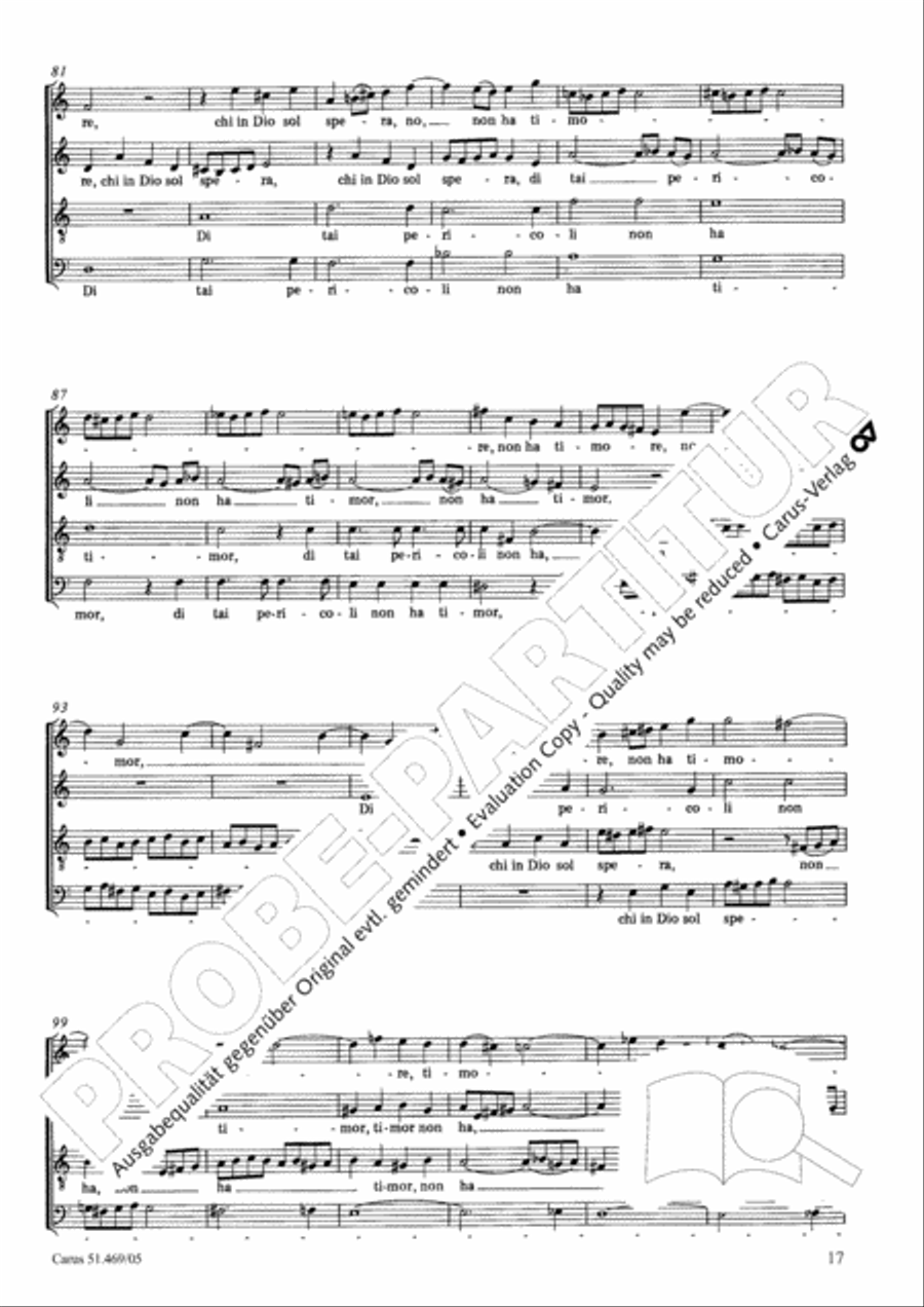 Davide penitente 4-Part scores gallery preview page 18