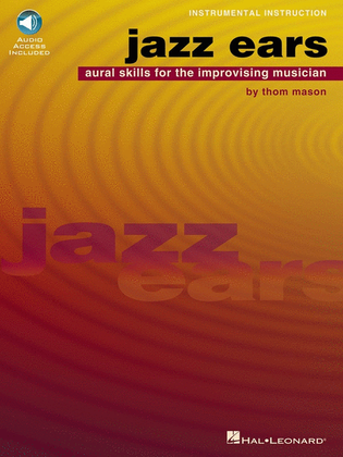 Book cover for Jazz Ears Aural Skills For Improvising Book/Online Audio