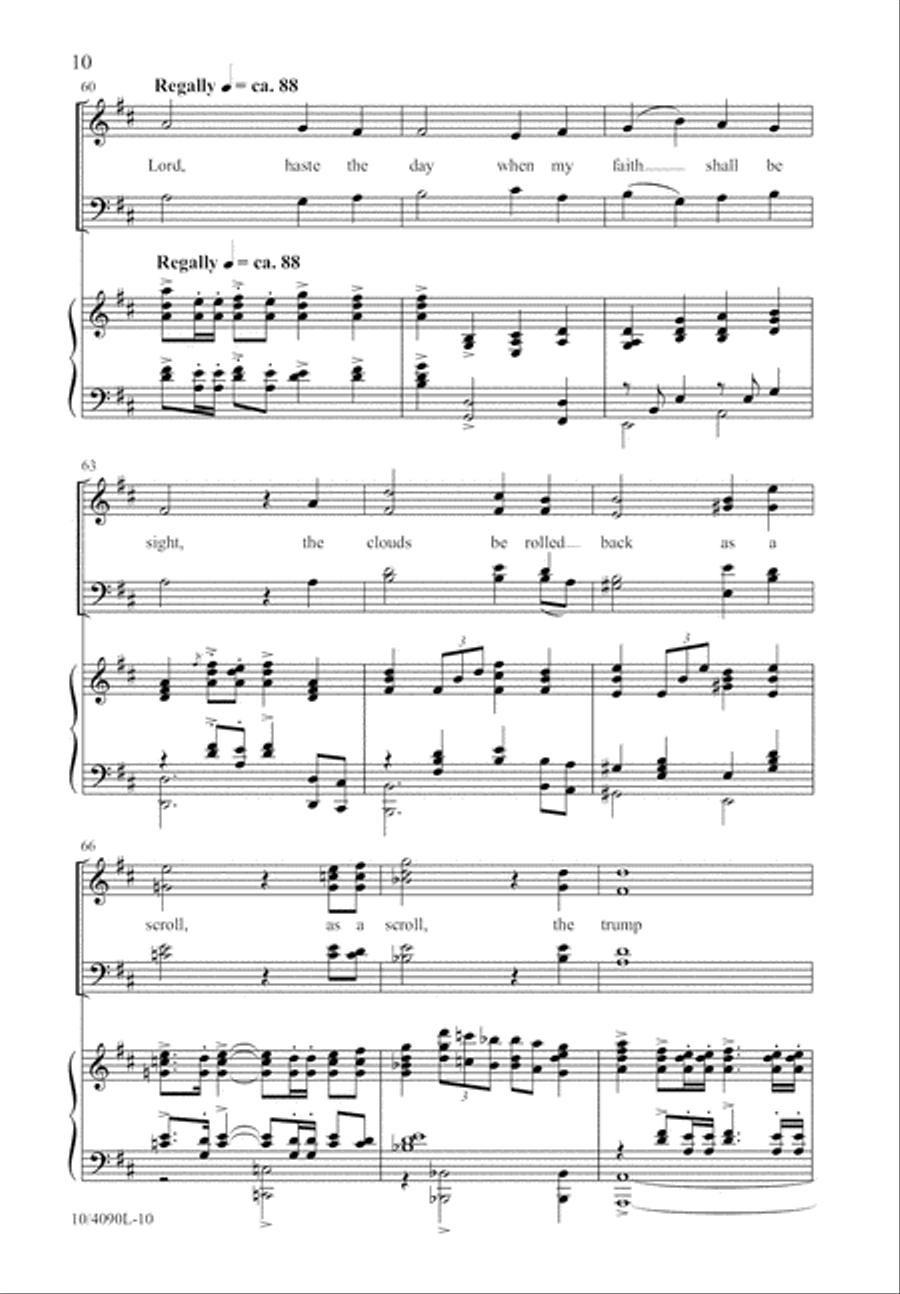 It Is Well With My Soul 4-Part scores gallery preview page 10