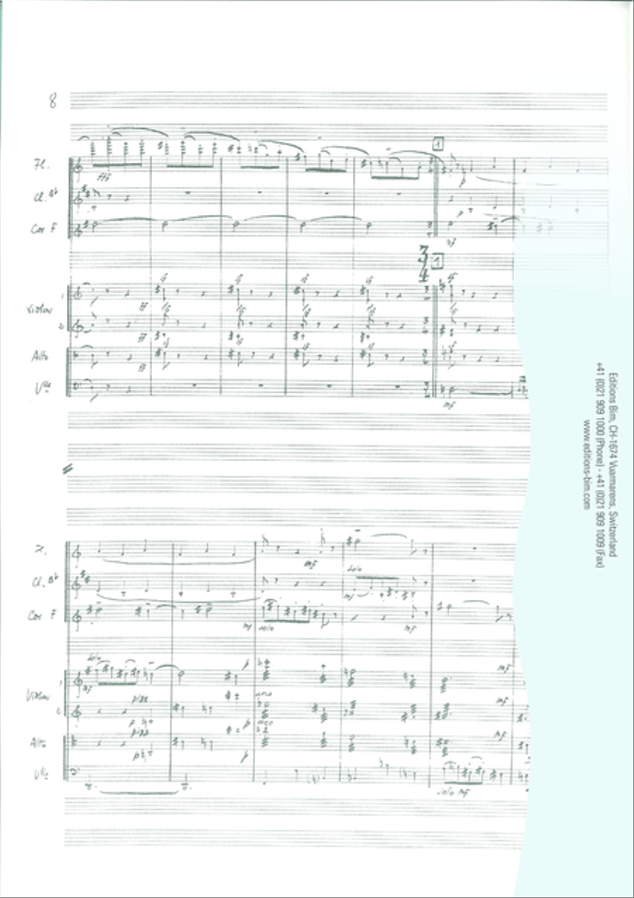 Septuor B-Flat Clarinet scores gallery preview page 12