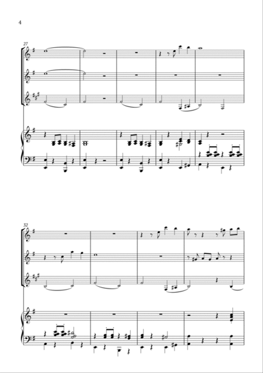 Sweet Child B-Flat Clarinet scores gallery preview page 4