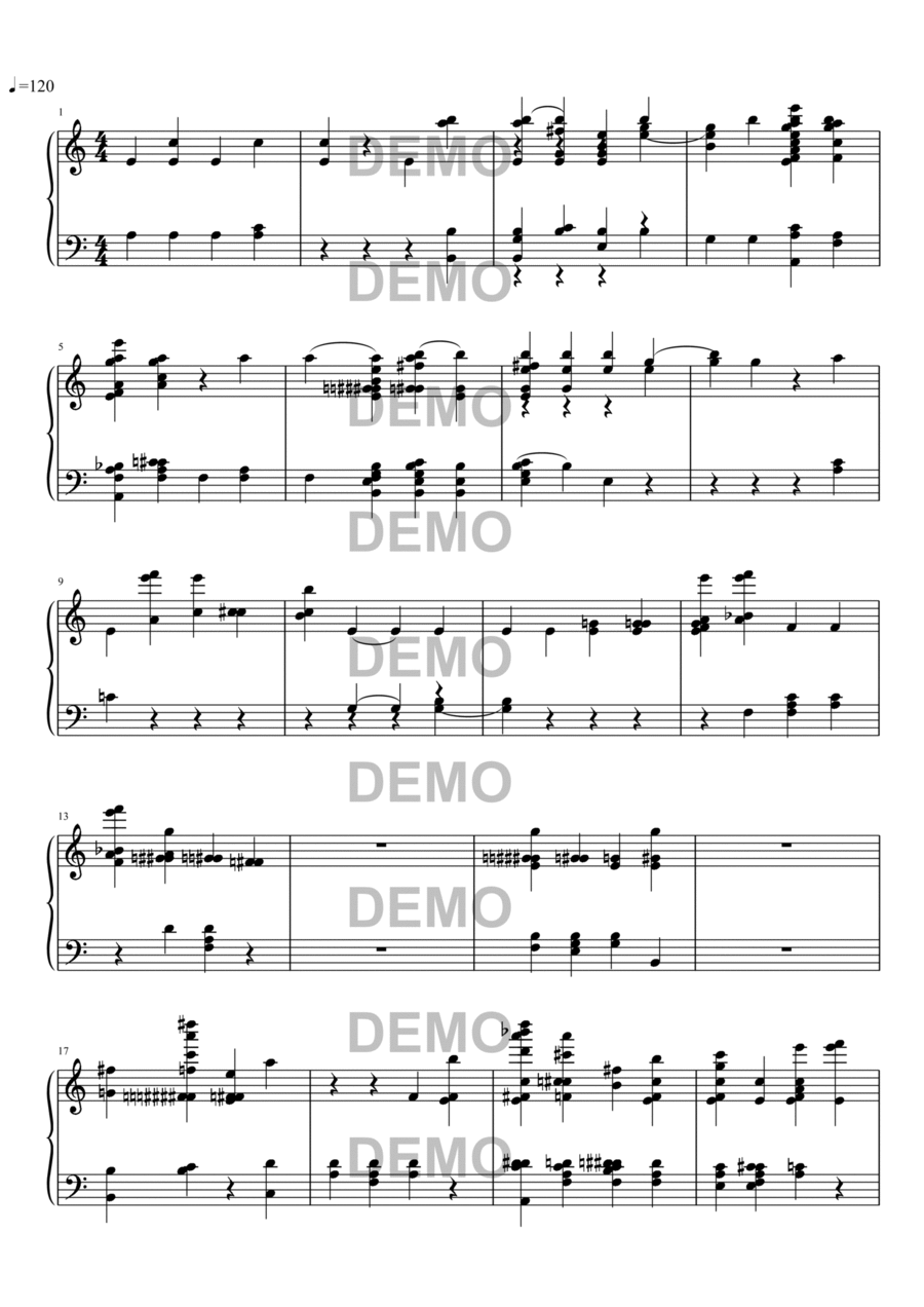 Romeo And Juliet Romeo And Juliet Easy Piano scores gallery preview page 1