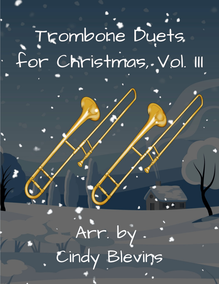 Trombone Duets for Christmas, Vol. III (12 Arrangements) Trombone Duet scores gallery preview page 1