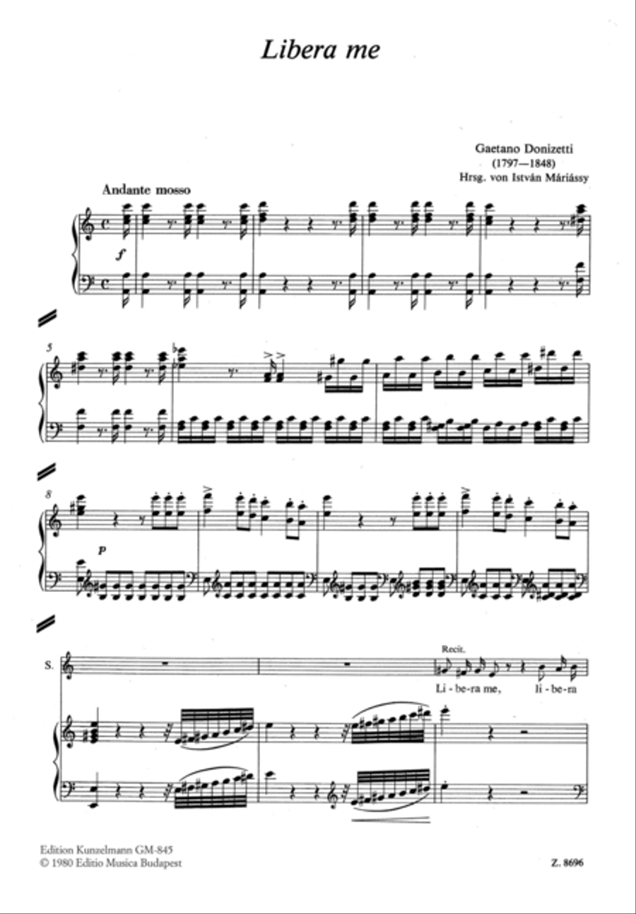 Libera me Mixed Choir scores gallery preview page 2