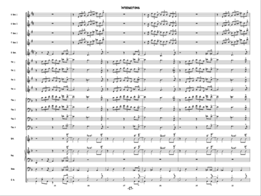 Intersections Jazz Ensemble scores gallery preview page 26
