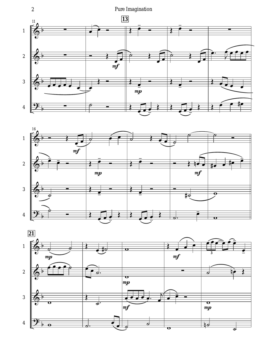Pure Imagination Small Ensemble scores gallery preview page 3