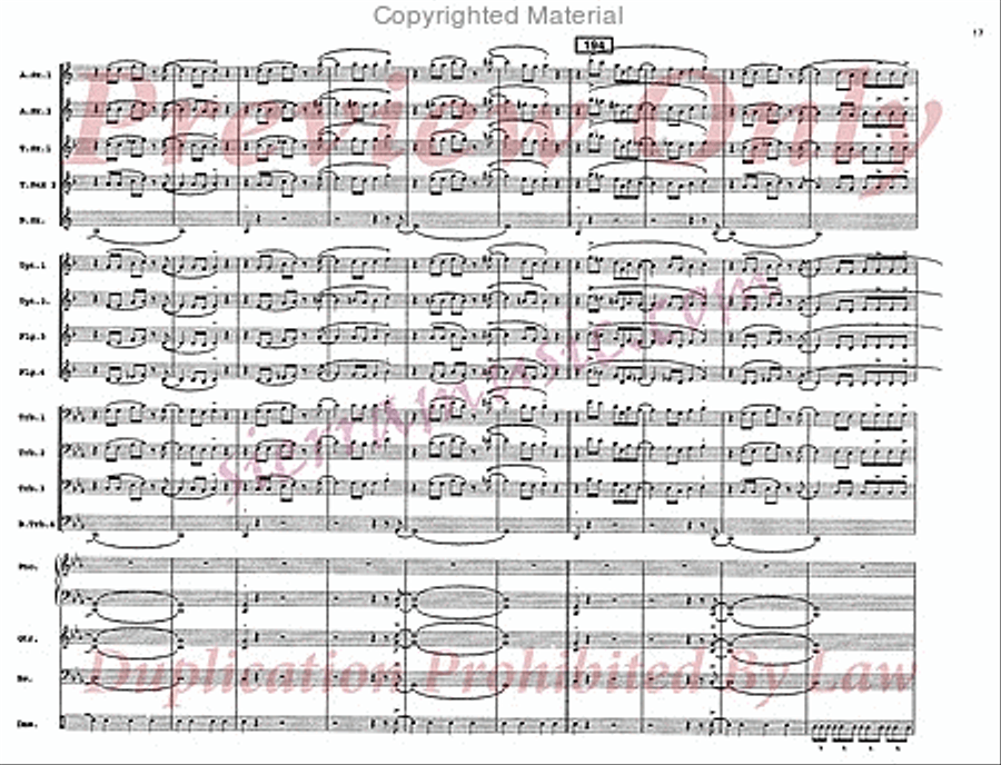 Work Song Jazz Ensemble scores gallery preview page 18