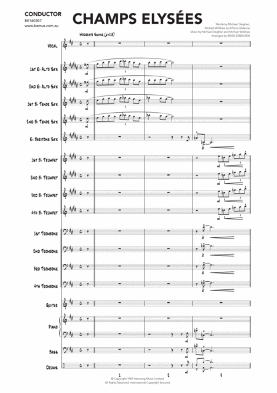 Champs Elysees Jazz Ensemble scores gallery preview page 3
