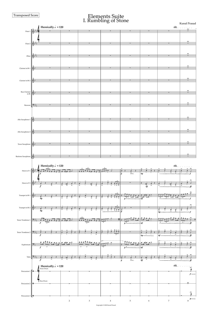 Elements Suite Elements Suite Concert Band scores gallery preview page 4