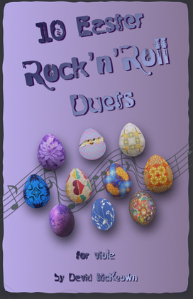Book cover for 10 Easter Rock'n'Roll Duets for Viola