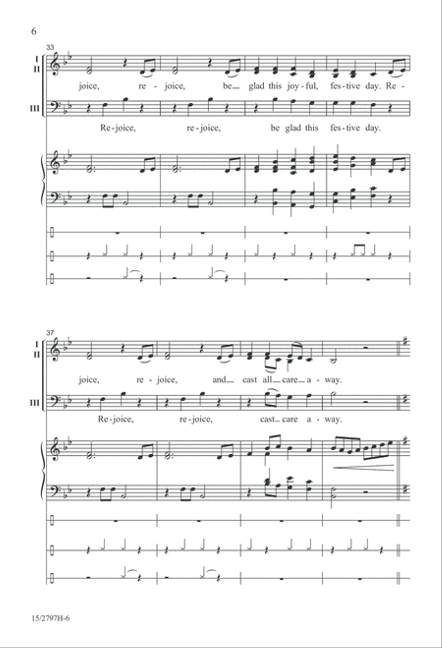Be Glad This Festive Day 3-Part scores gallery preview page 7