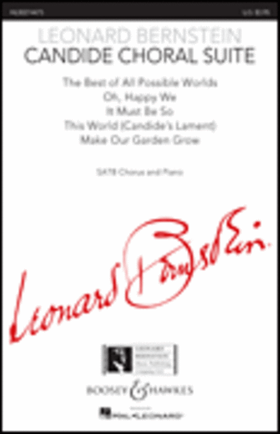 Candide Choral Suite 4-Part scores gallery preview page 1