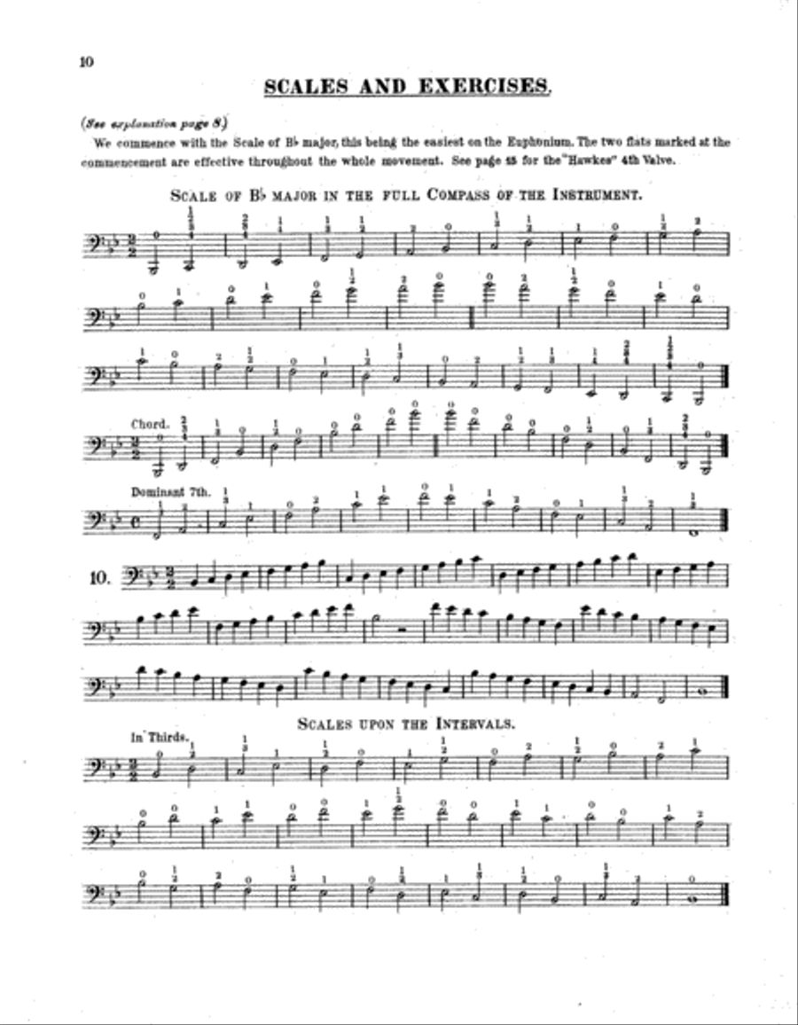 Practical Tutor for the B-flat Euphonium Euphonium scores gallery preview page 5