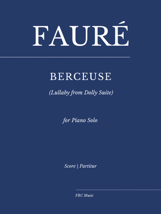 Book cover for Fauré: Dolly Suite - Berceuse (Lullaby) - for Piano Solo