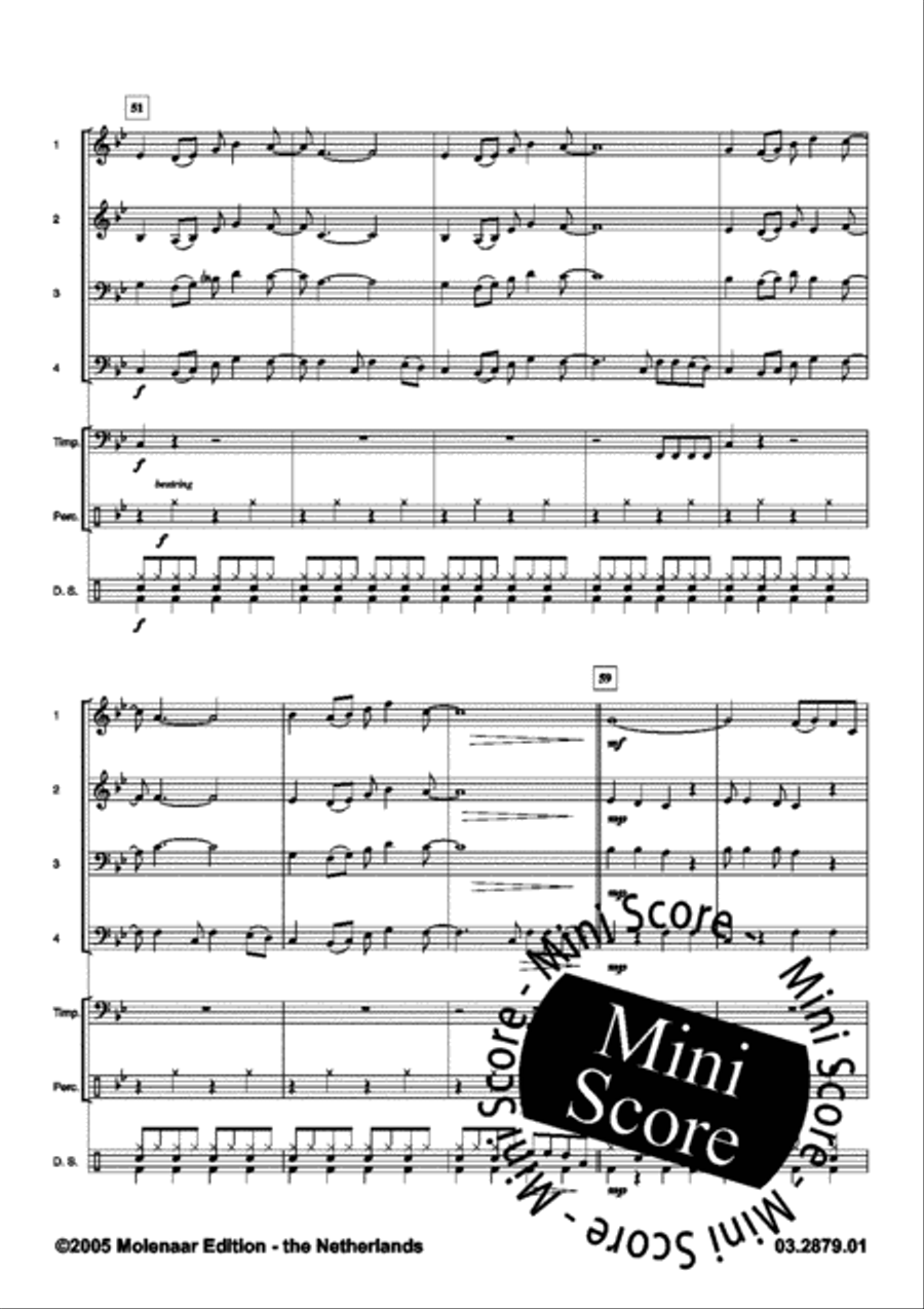 Rock-a-Chacha Fanfare Band scores gallery preview page 10