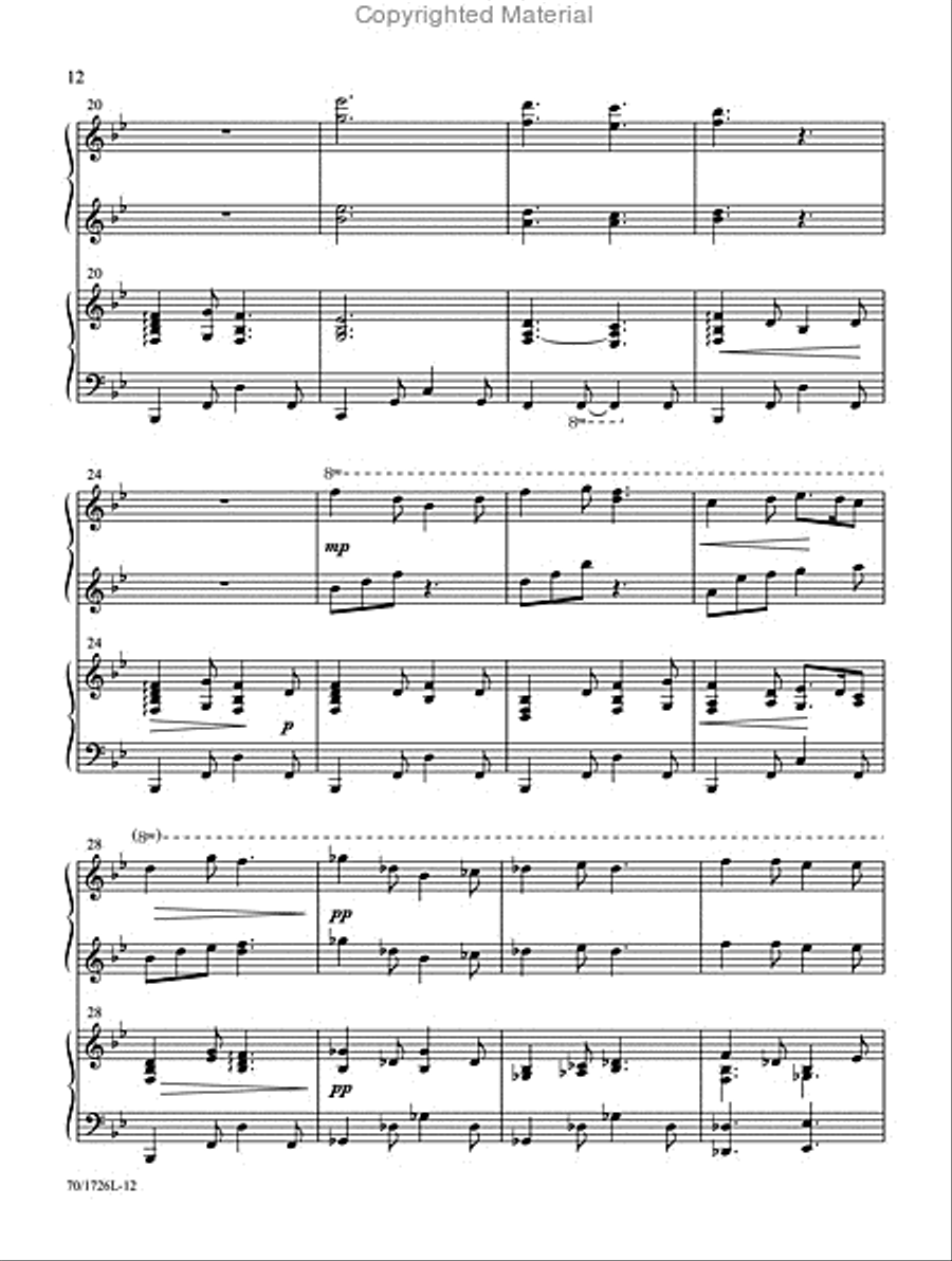 Christmas with the Classics Piano Duet scores gallery preview page 8