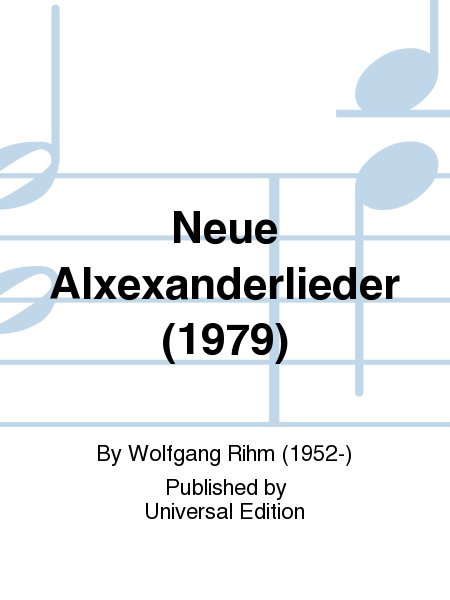 Neue Alxexanderlieder (1979)