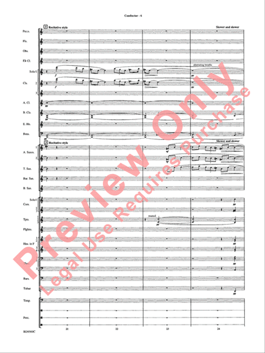 Jericho Concert Band scores gallery preview page 11