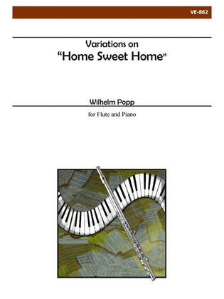 Book cover for Variations on "Home Sweet Home" for Flute and Piano