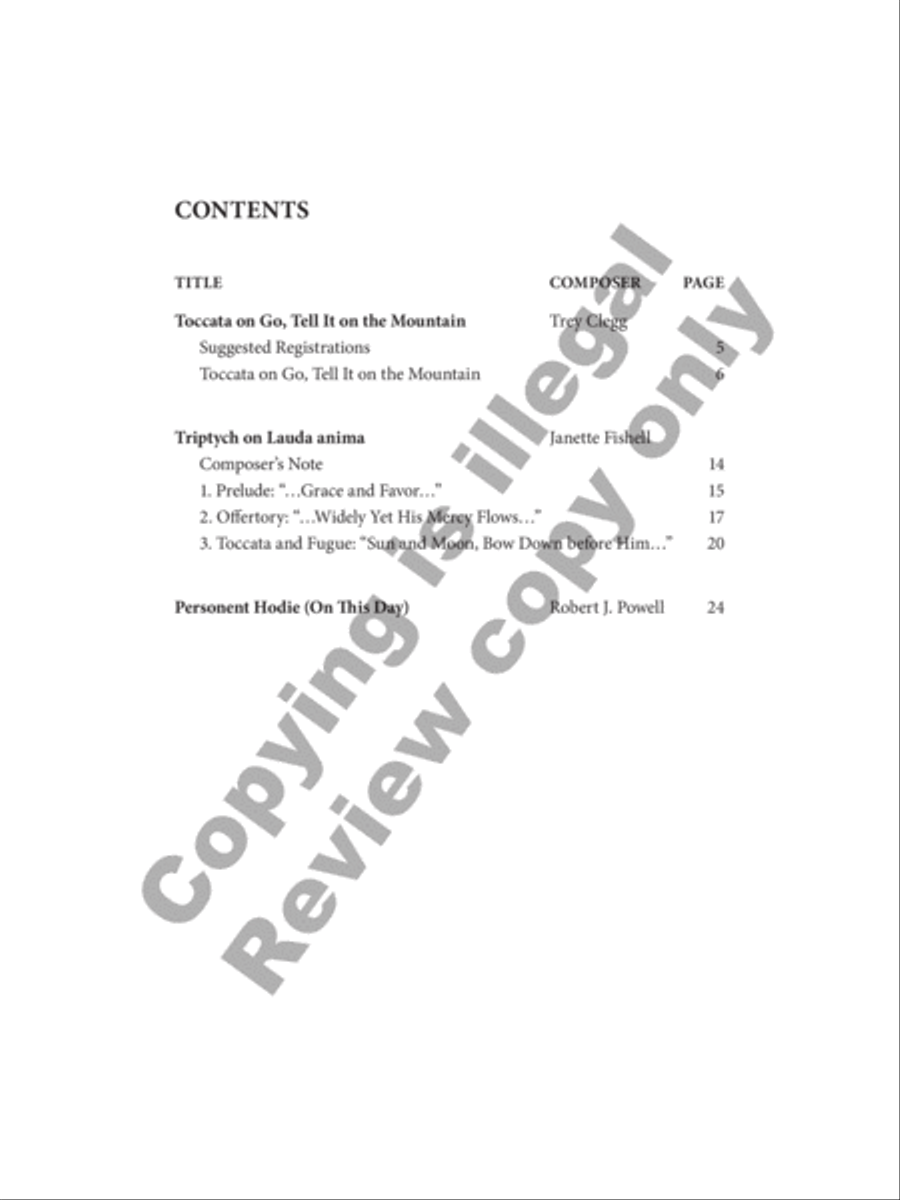Praise, My Soul: Three Joyful Hymn Arrangements Organ scores gallery preview page 2
