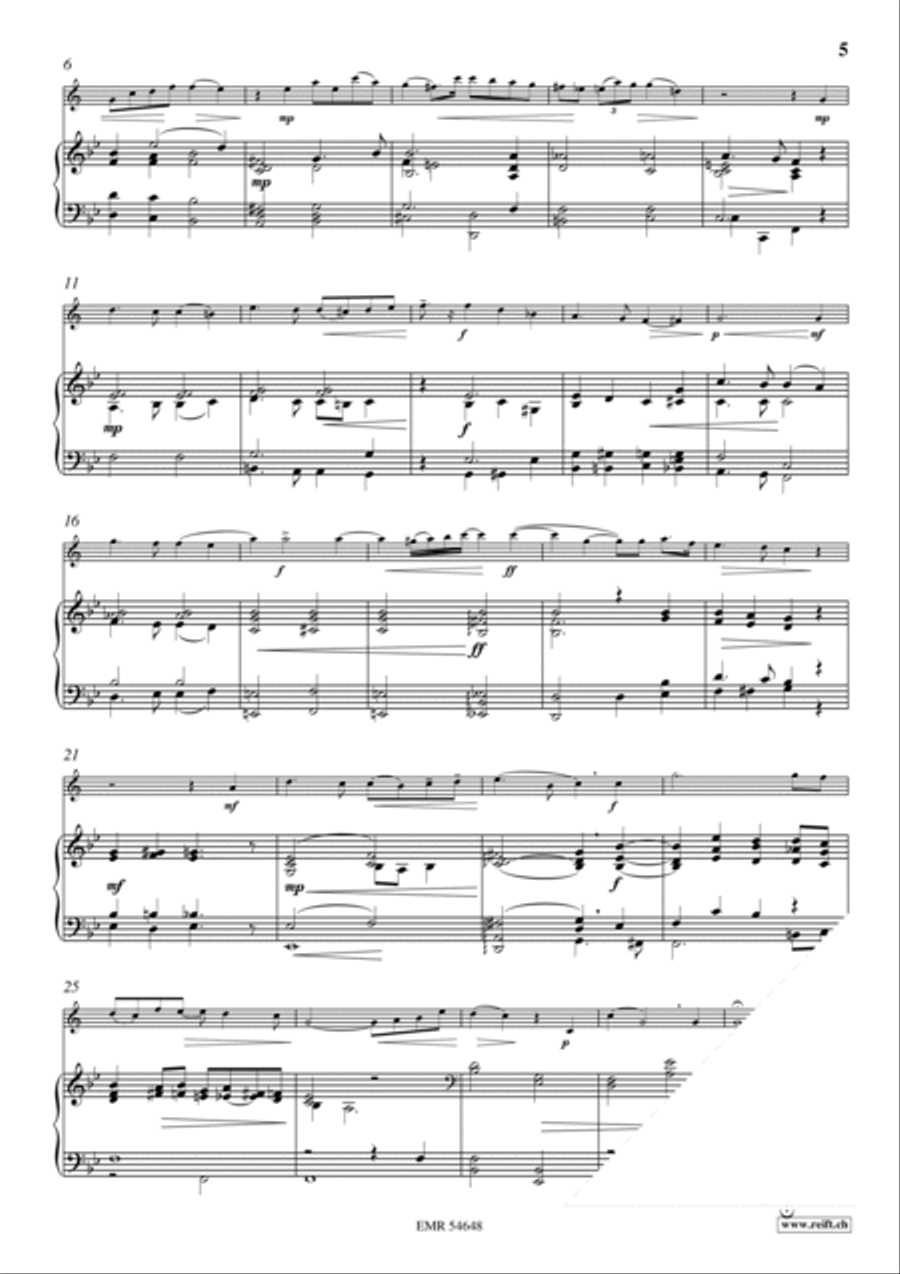 7 Pieces Clarinet Solo scores gallery preview page 5