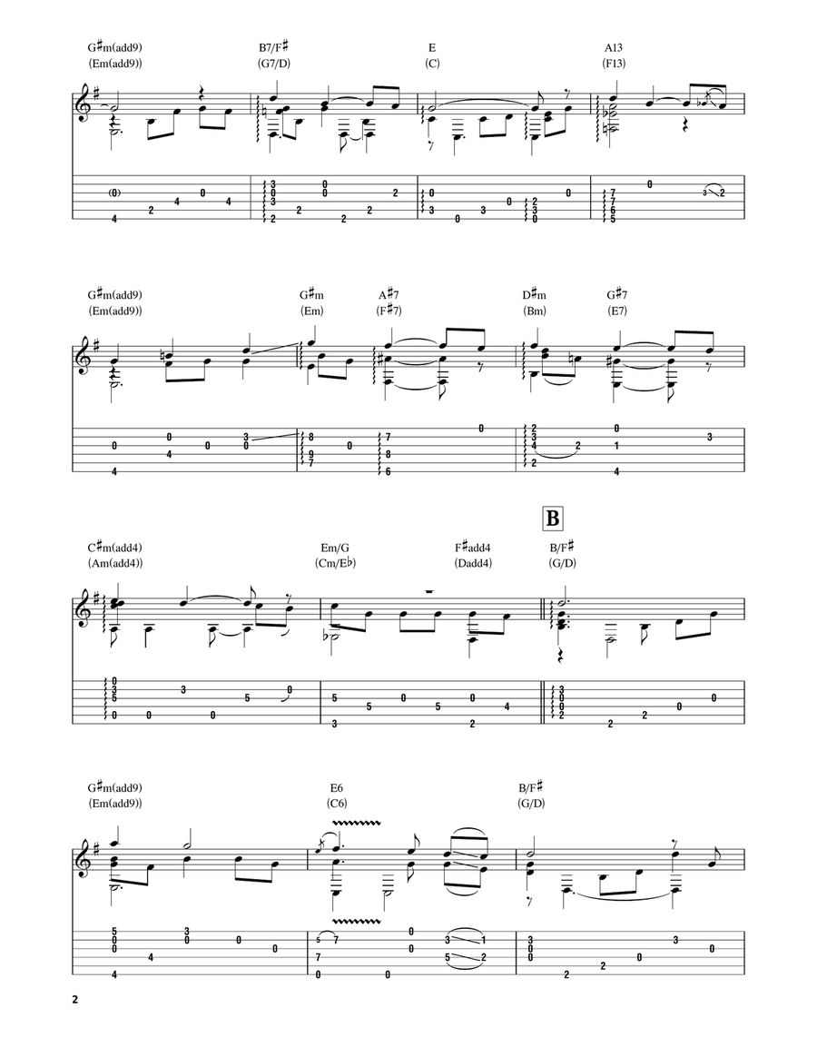 Moon River Moon River Guitar Solo scores gallery preview page 2