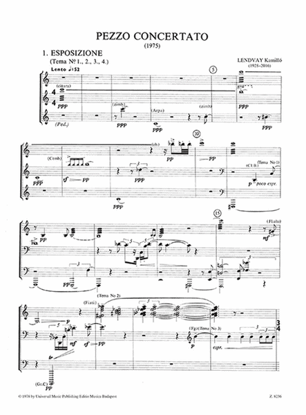 Pezzo Concertato für Violoncello und Klavier