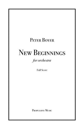 New Beginnings (conductor's score)