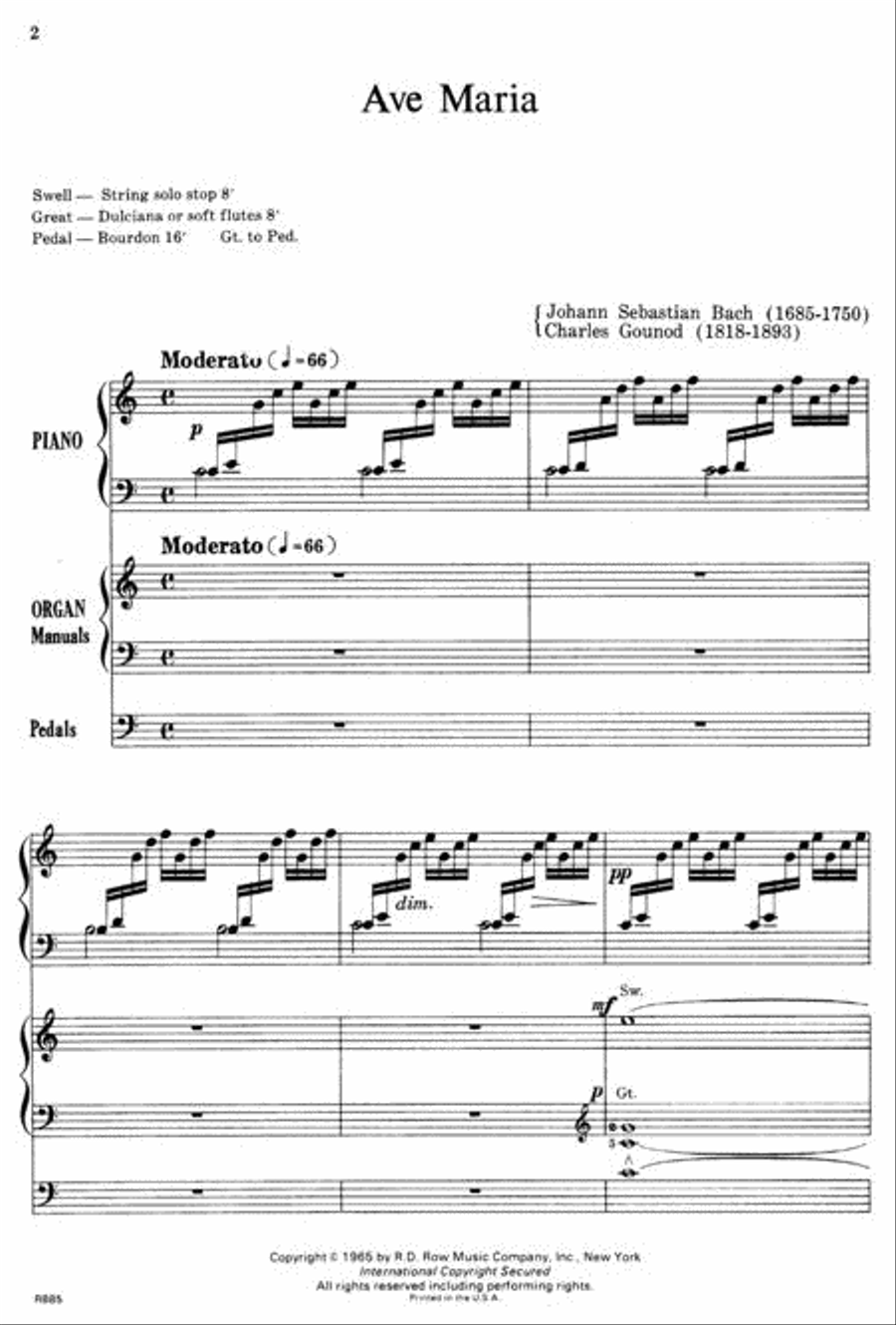 Organ And Piano Duets For Church Organ scores gallery preview page 3