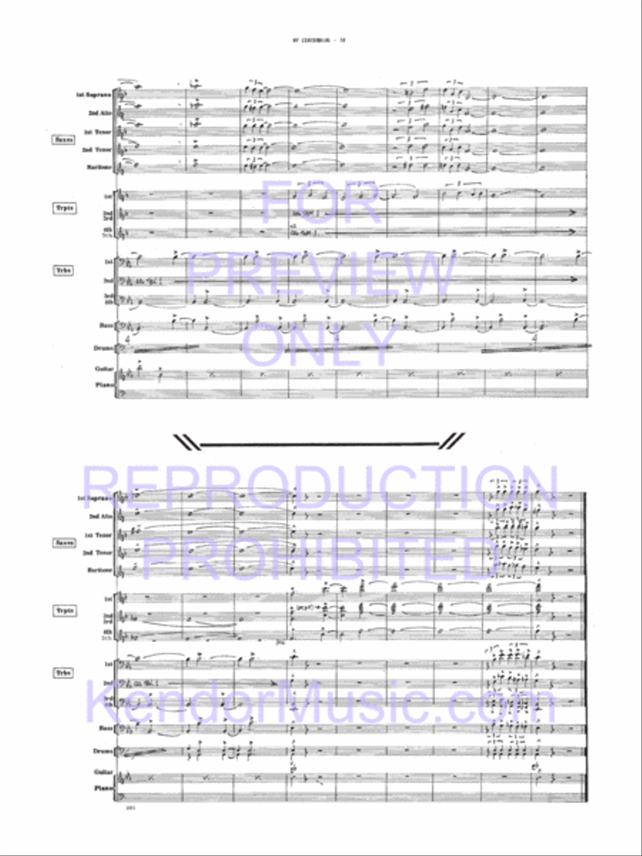 My Centennial My Centennial Jazz Ensemble scores gallery preview page 19