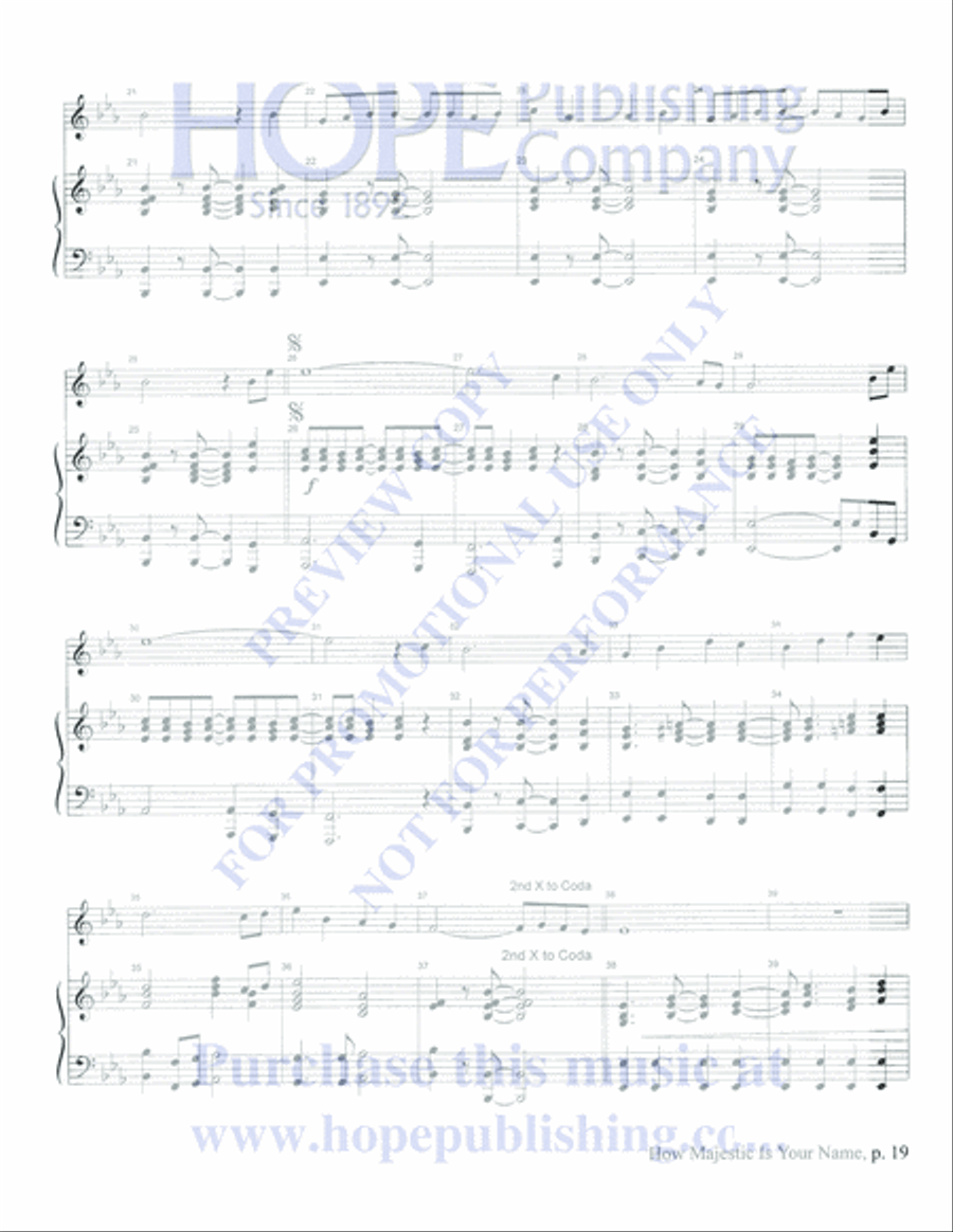 Praise Him with Instruments Orchestra scores gallery preview page 21