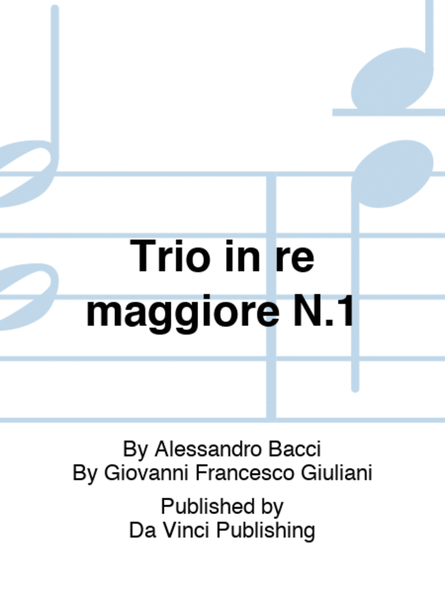 Trio in re maggiore N.1