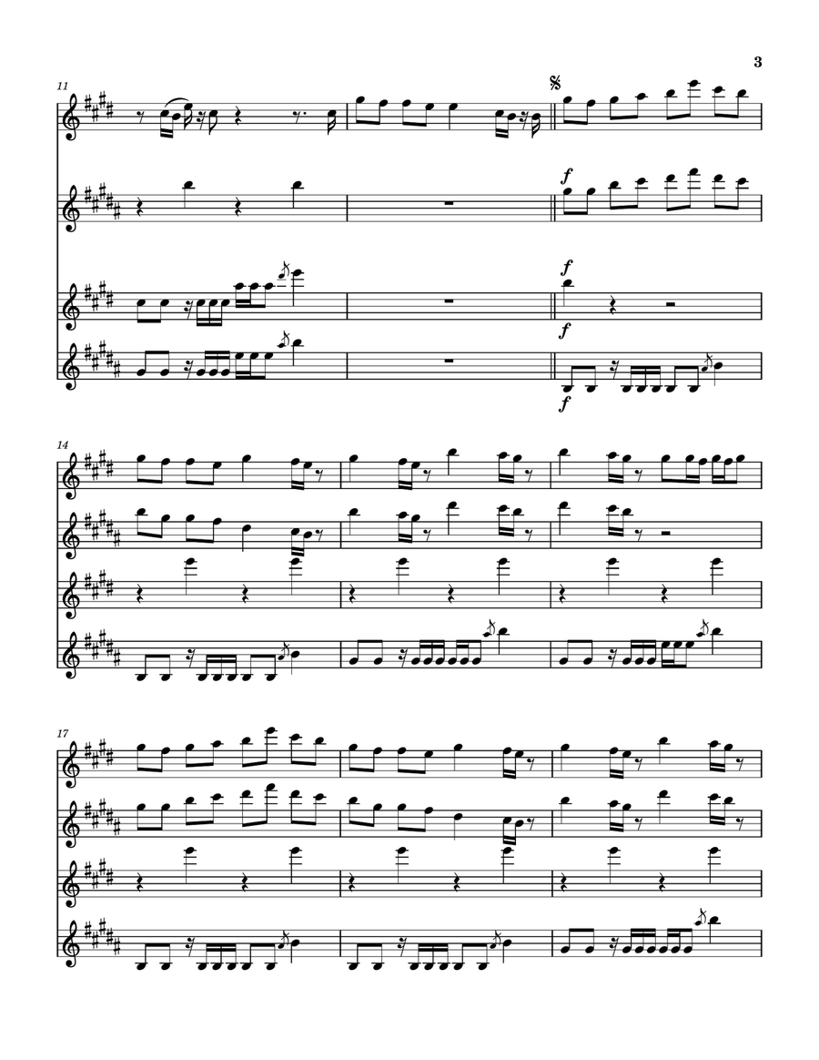 Hurt Saxophone Quartet scores gallery preview page 4