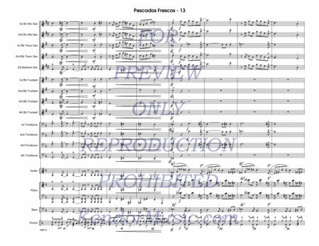 Pescados Frescos (Full Score)