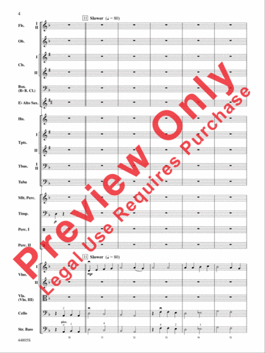 Realms of Endless Day Full Orchestra scores gallery preview page 21