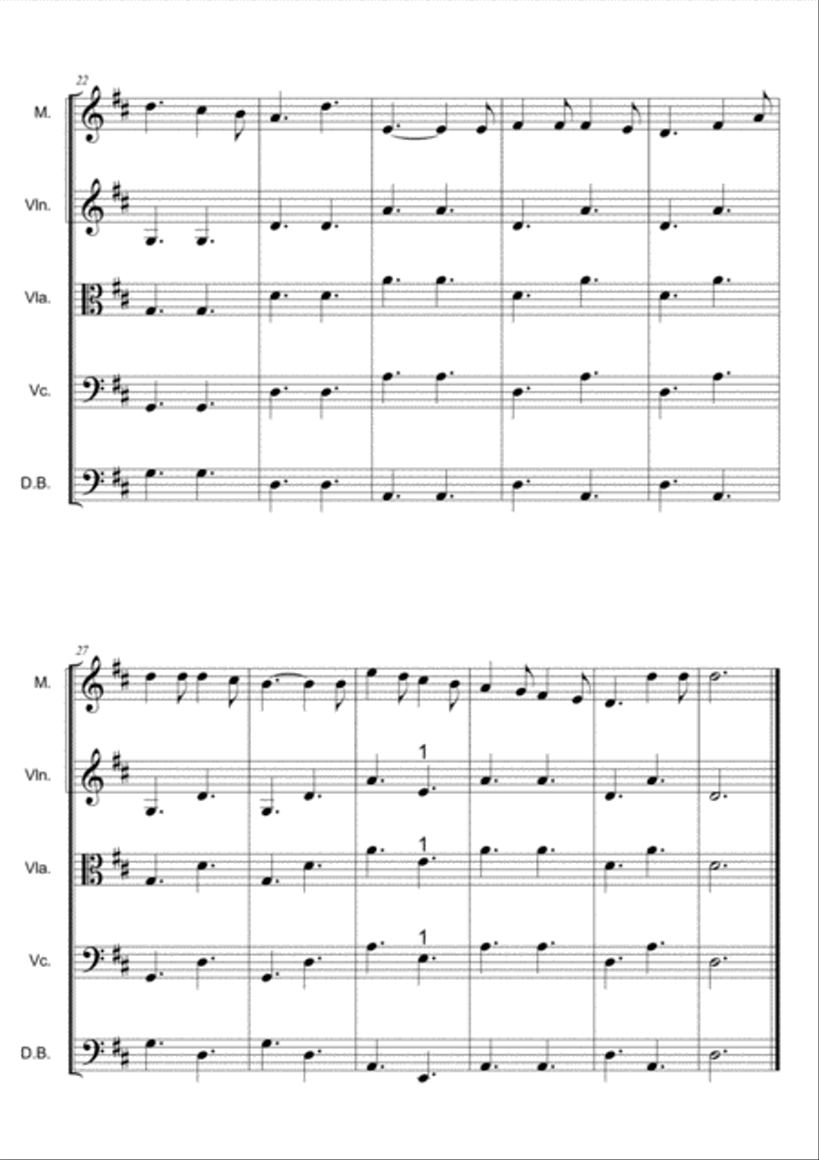 Click go the Shears for Beginner String Orchestra String Orchestra scores gallery preview page 5