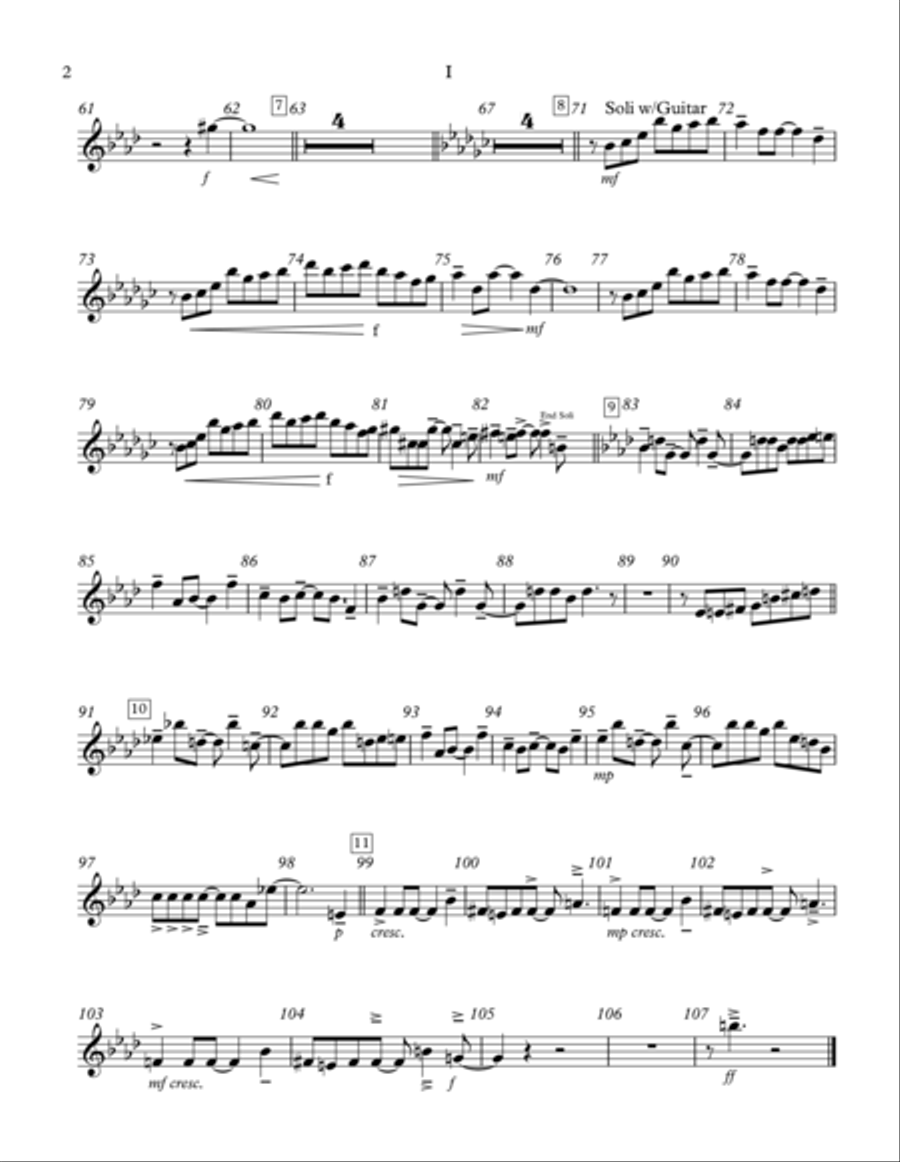Sleepy Creek Samba Parts Sleepy Creek Samba Parts Jazz Ensemble scores gallery preview page 5