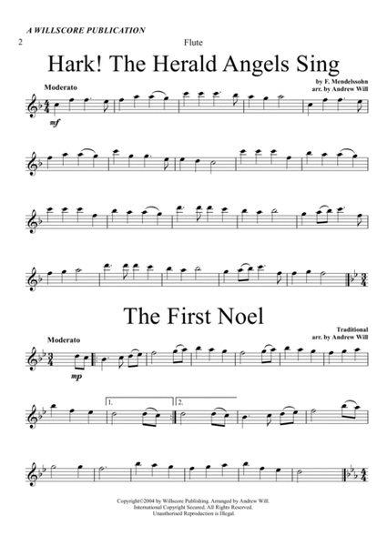 Christmas Carol Selections - Flute image number null
