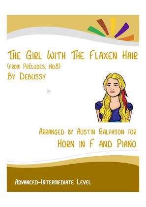 The Girl With The Flaxen Hair (Debussy) - horn in F and piano with FREE BACKING TRACK