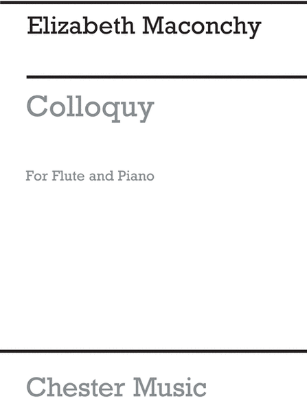 Colloquy For Flute And Piano
