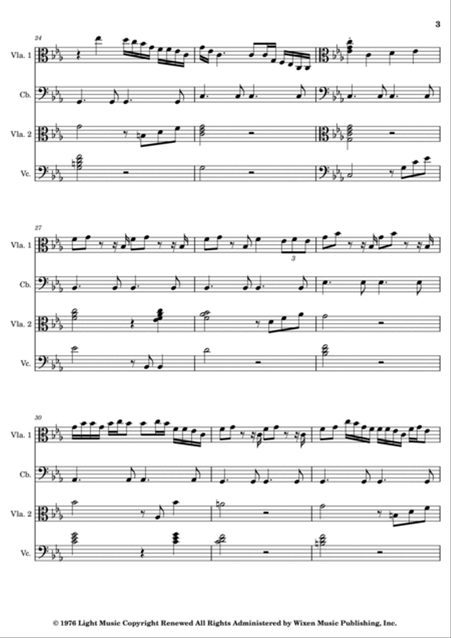 Europa Europa String Quartet scores gallery preview page 3